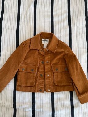 OshKosh B'gosh Rust Corduroy Snap-Front Jacket